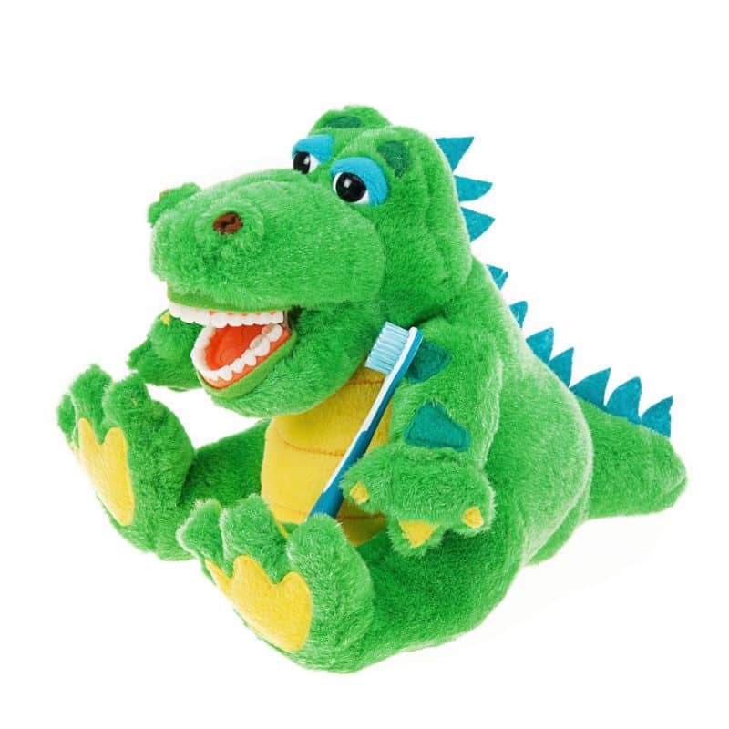 Tooth brushing dinosaur Dentist who does dental education near me