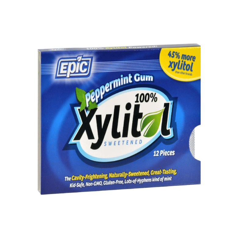 Xylitol peppermint gum Cavity fighting, great tasting gum, kids safe